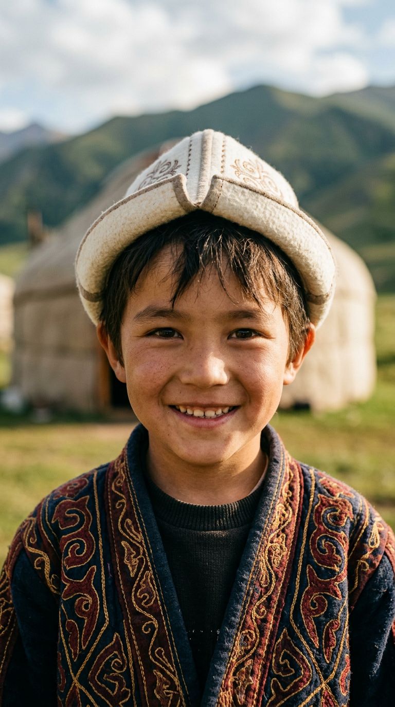 Child from Kyrgyzstan