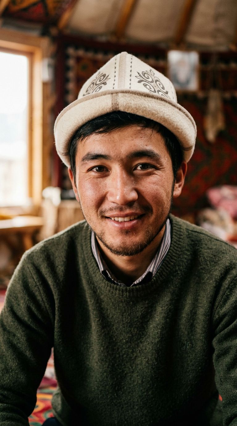 Young man from Kyrgyzstan