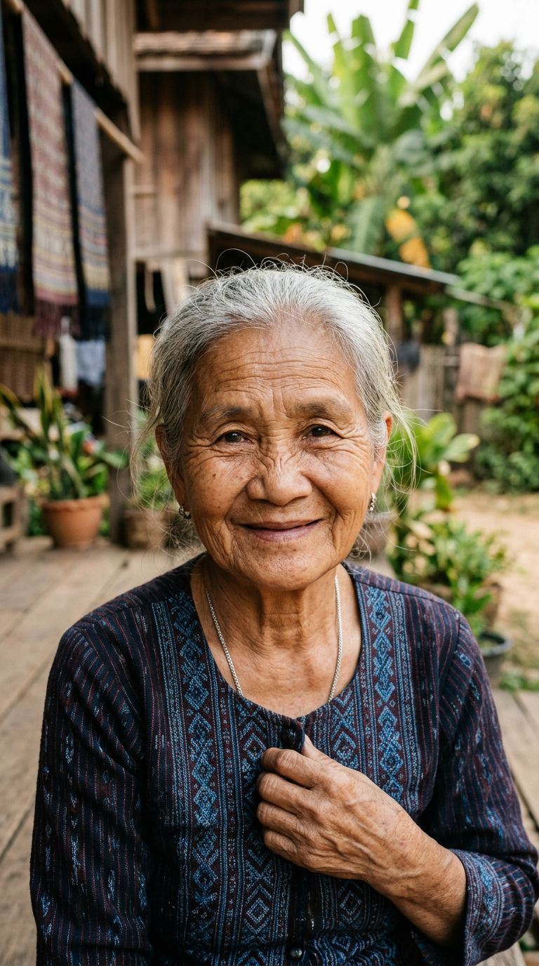 Elderly woman from Laos