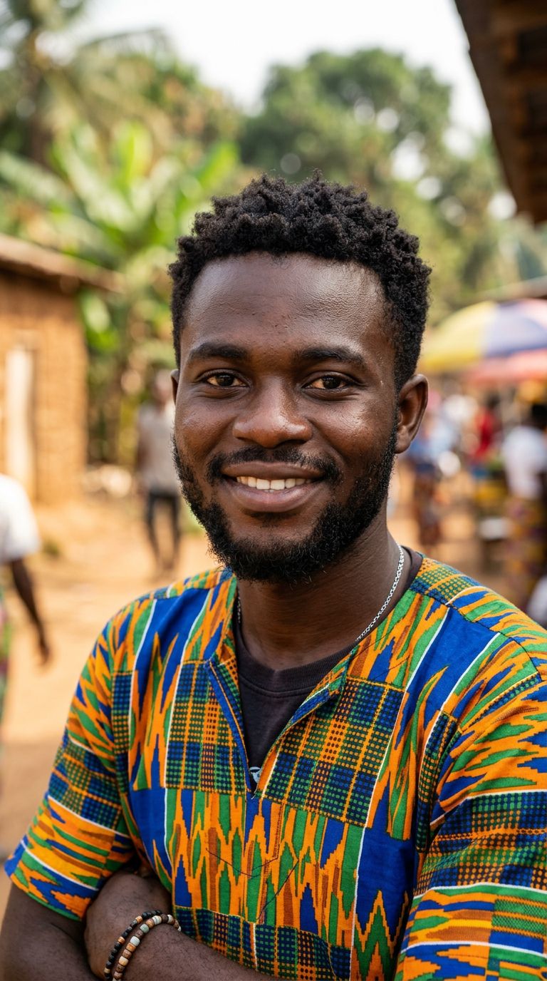 Young man from Liberia