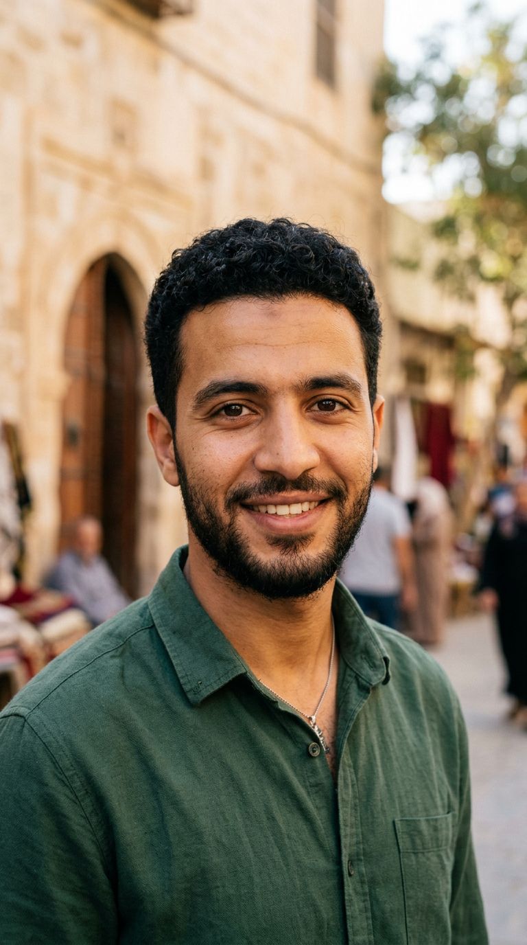 Young man from Libya