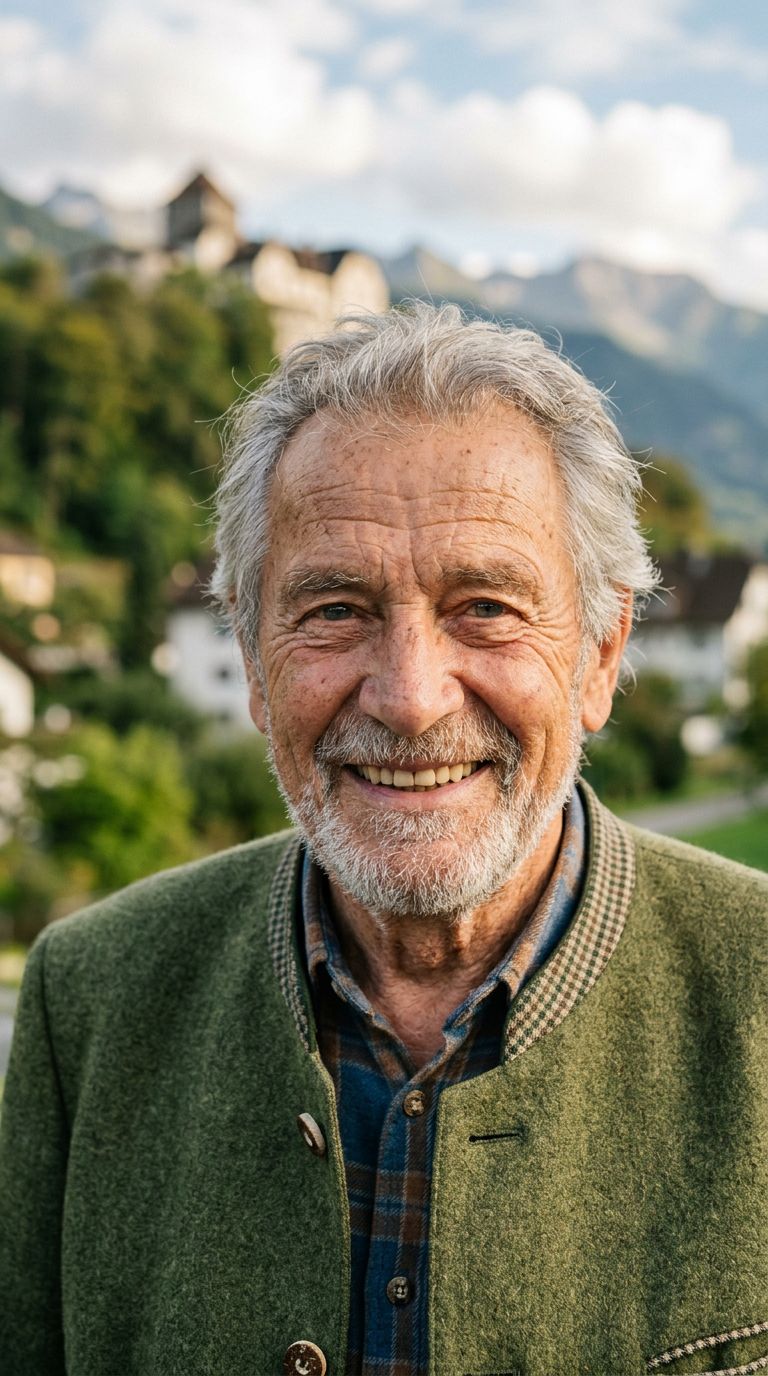 Elderly man from Liechtenstein