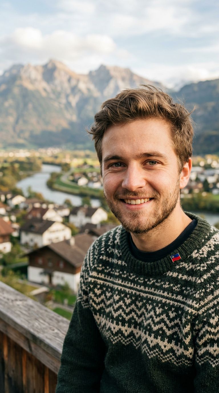 Young man from Liechtenstein