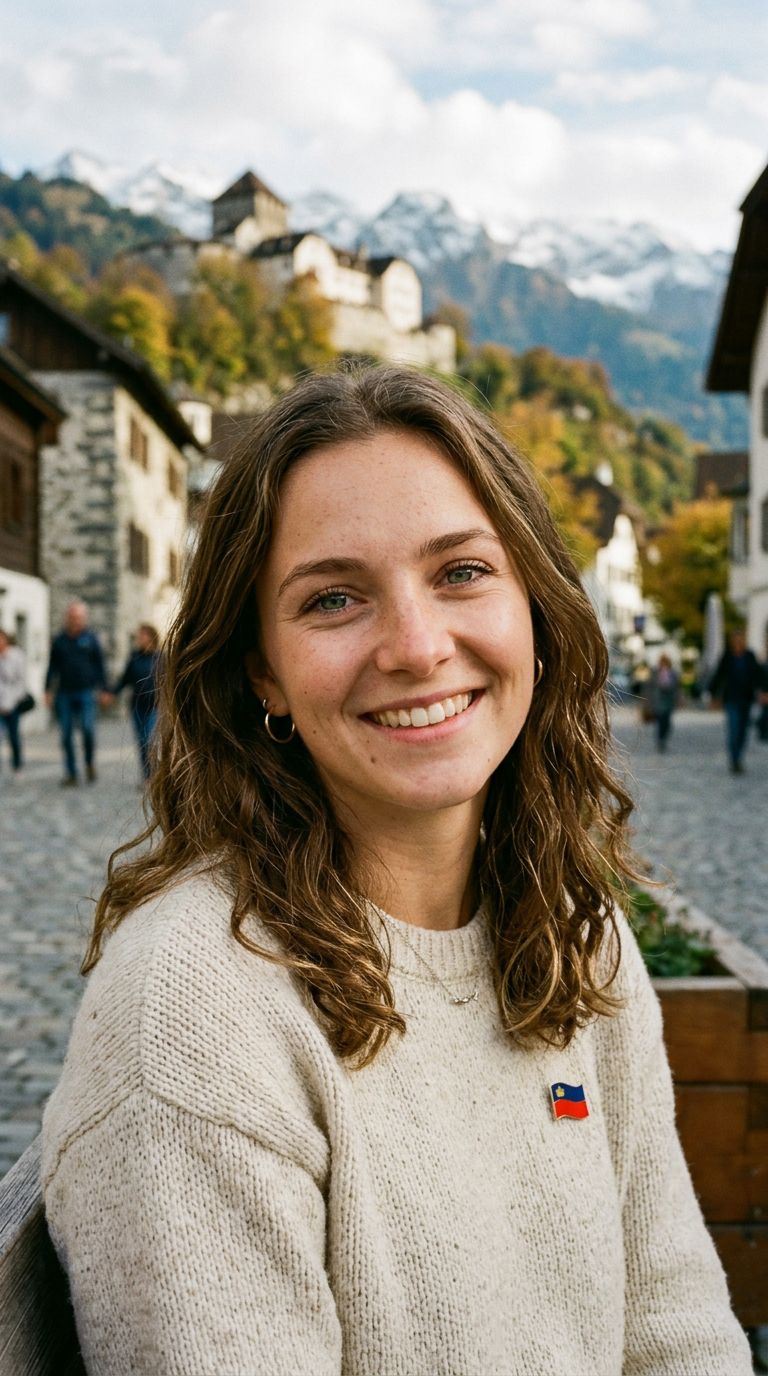 Young woman from Liechtenstein