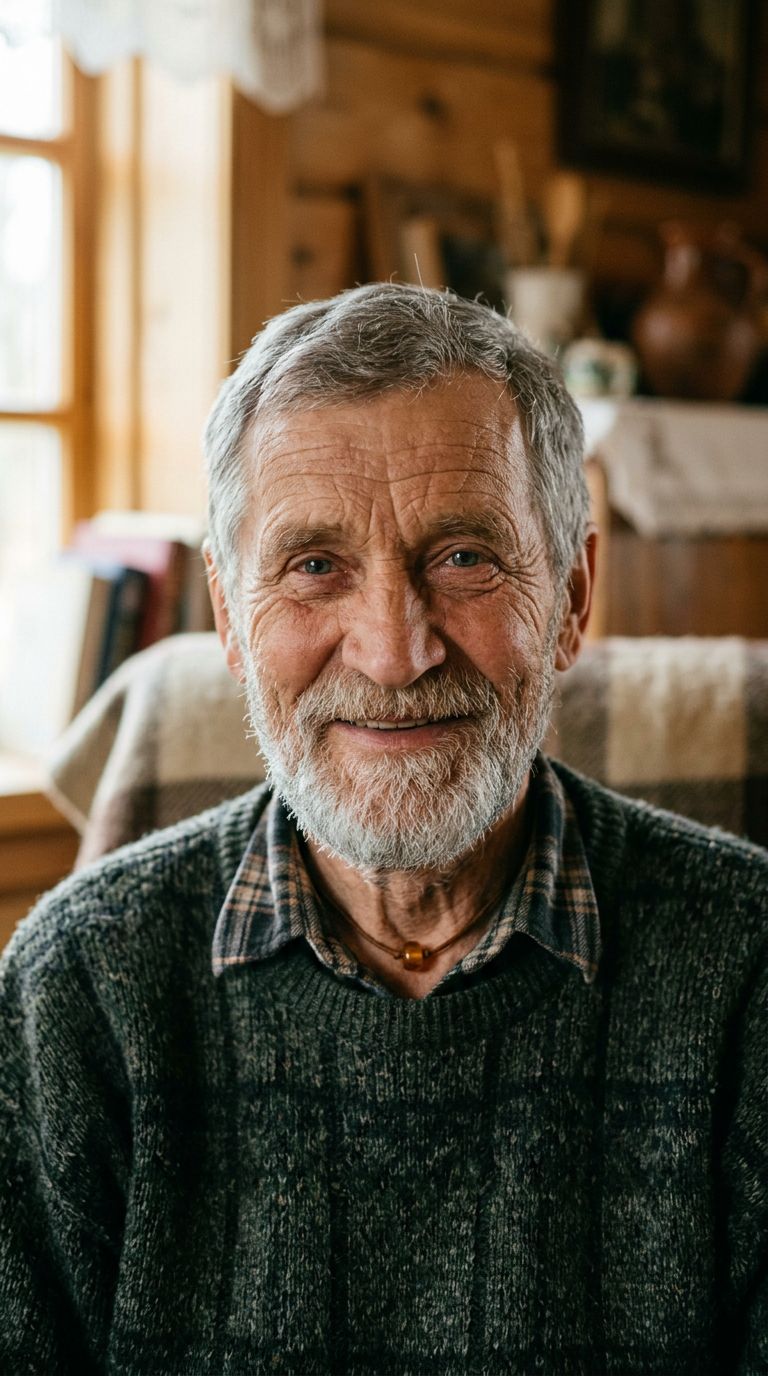 Elderly man from Lithuania