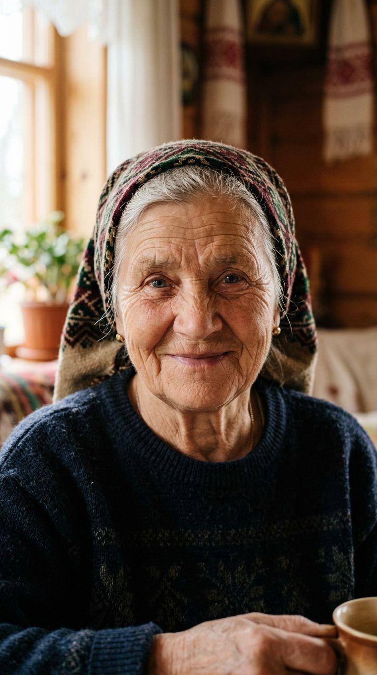 Elderly woman from Lithuania