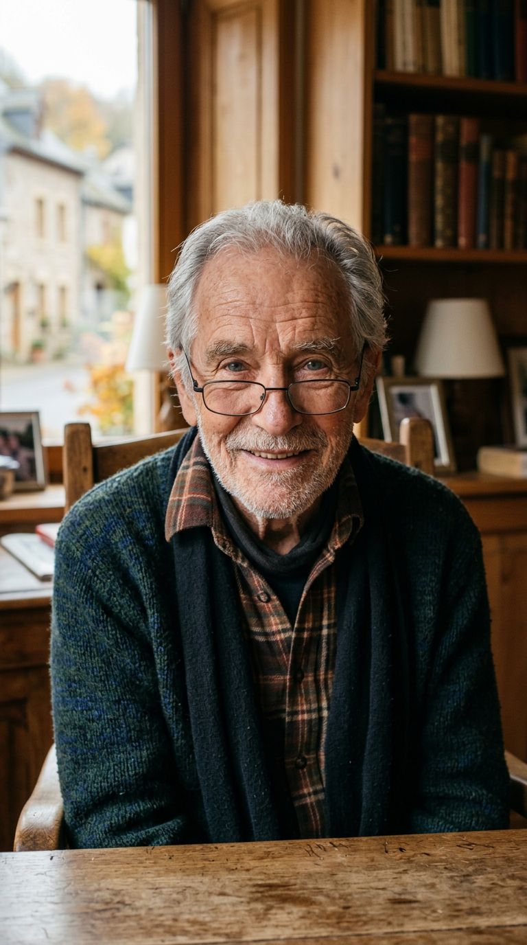 Elderly man from Luxembourg