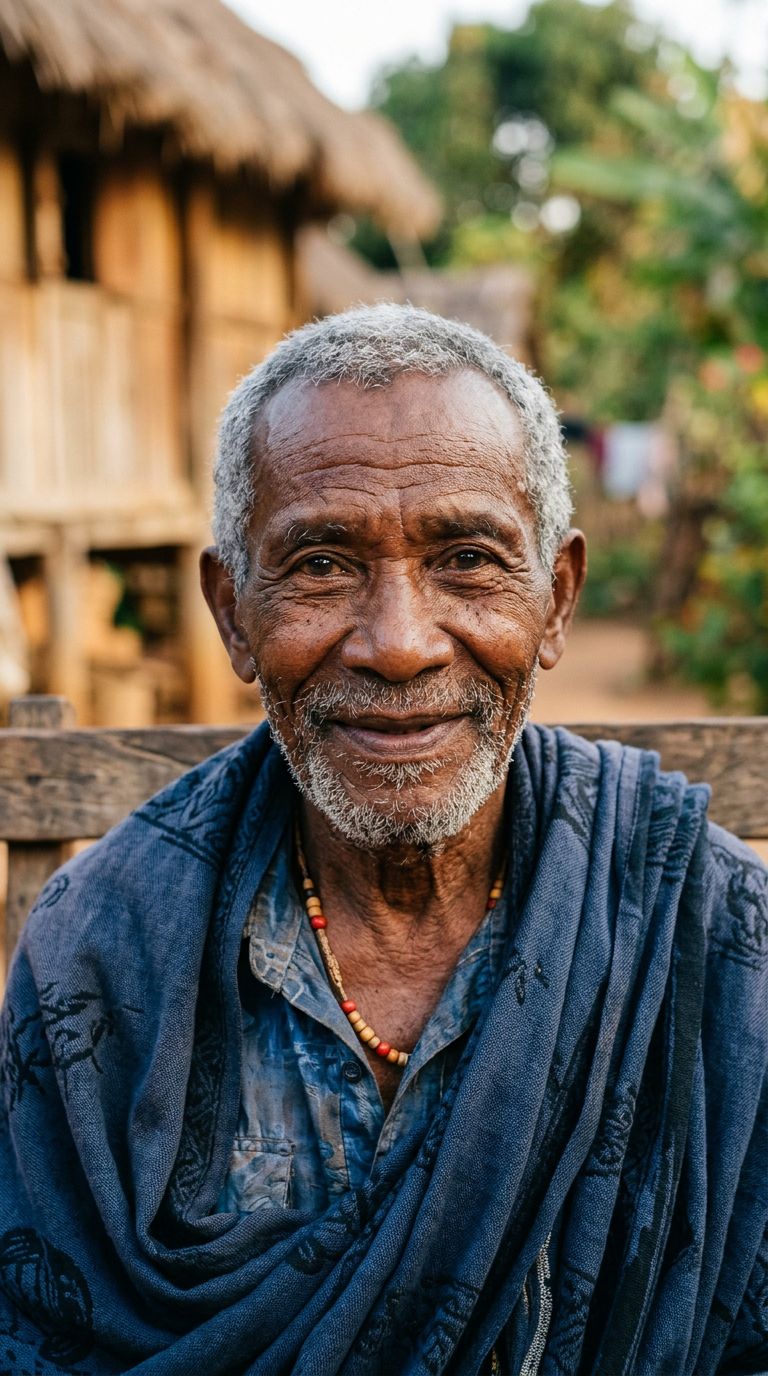 Elderly man from Madagascar