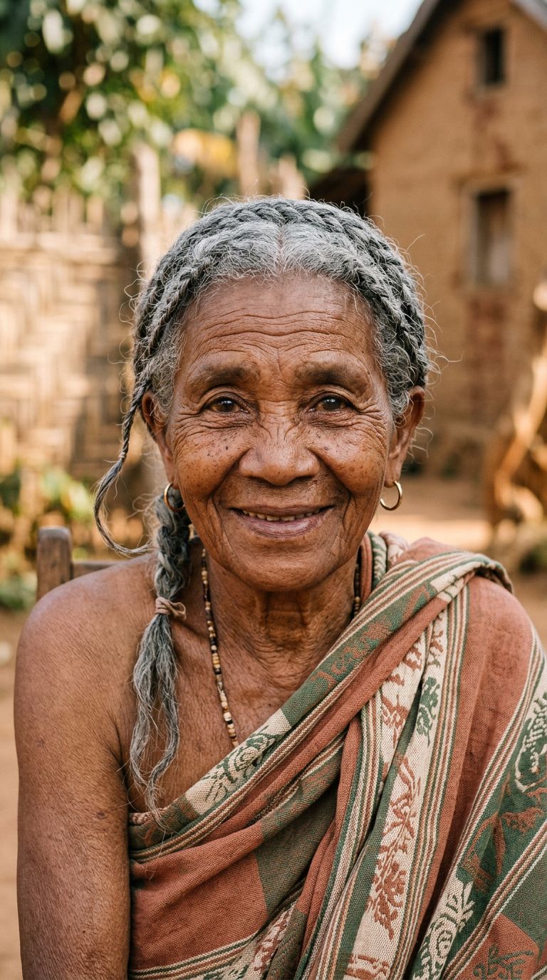 Elderly woman from Madagascar