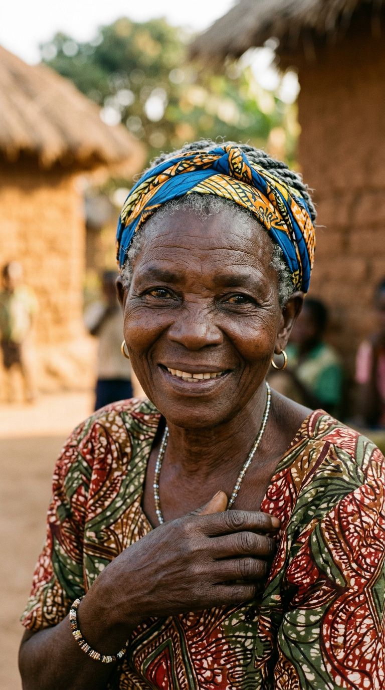 Elderly woman from Malawi