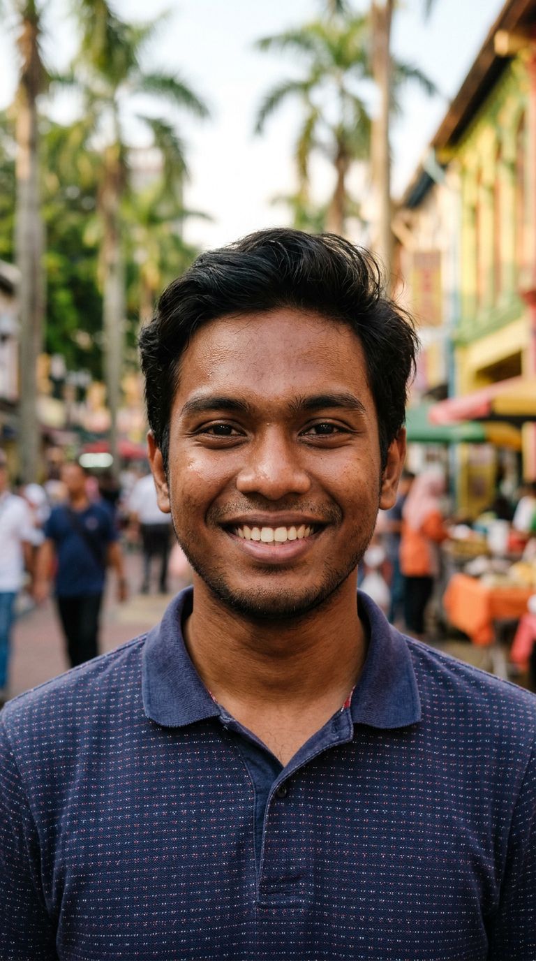 Young man from Malaysia