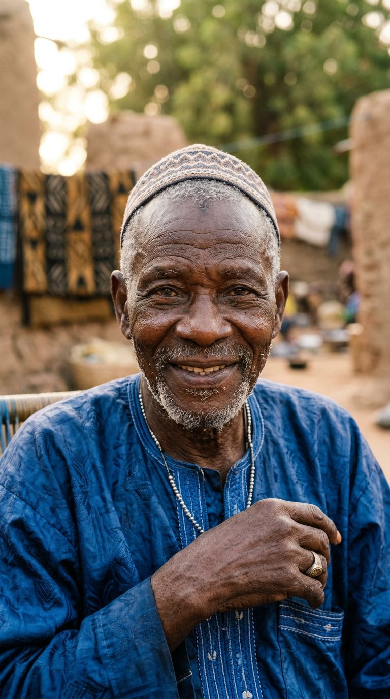 Elderly man from Mali