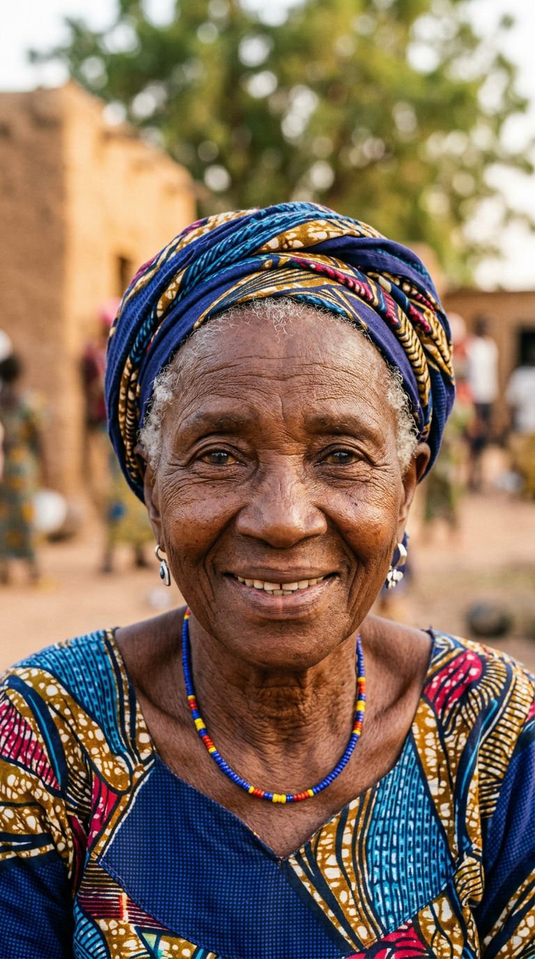 Elderly woman from Mali