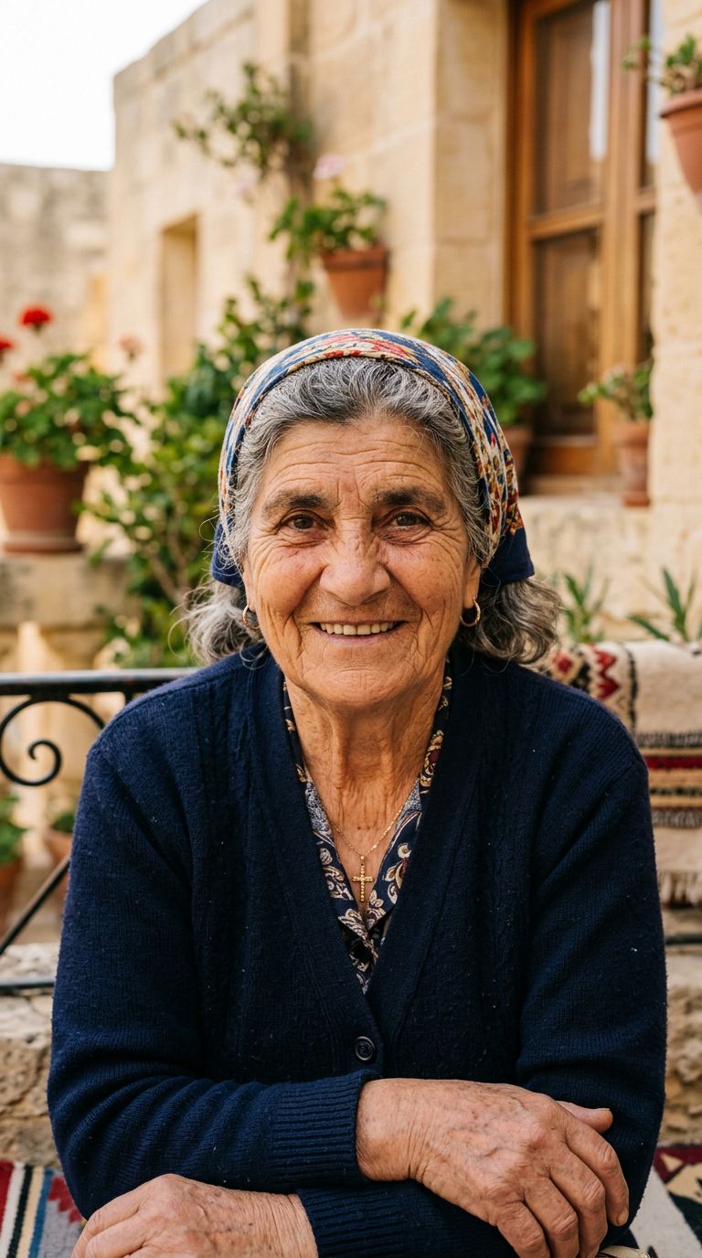 Elderly woman from Malta
