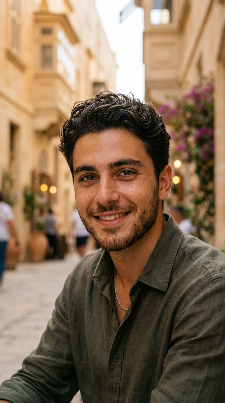 Young man from Malta