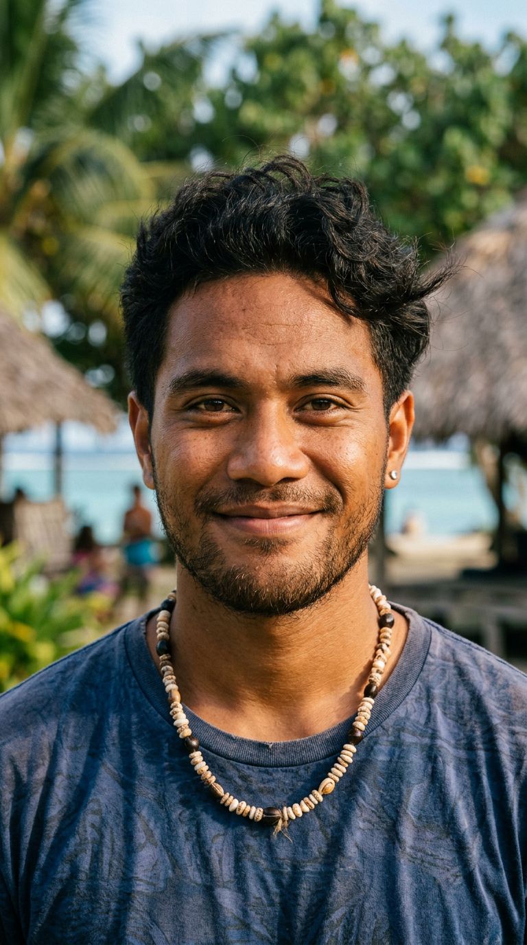 Young man from Marshall Islands