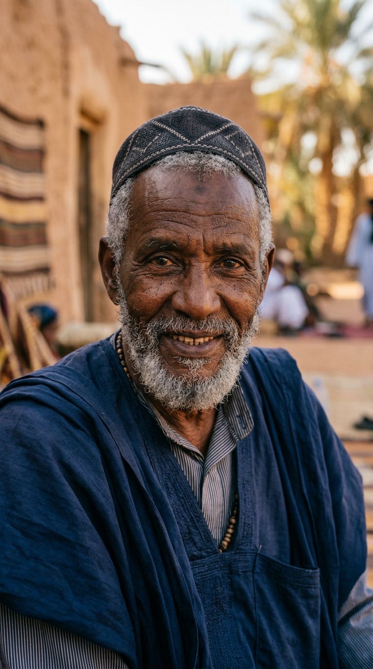 Elderly man from Mauritania