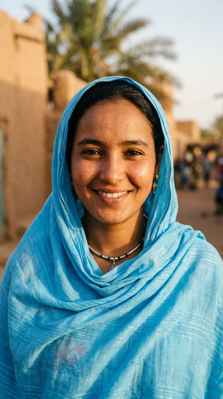 Young woman from Mauritania