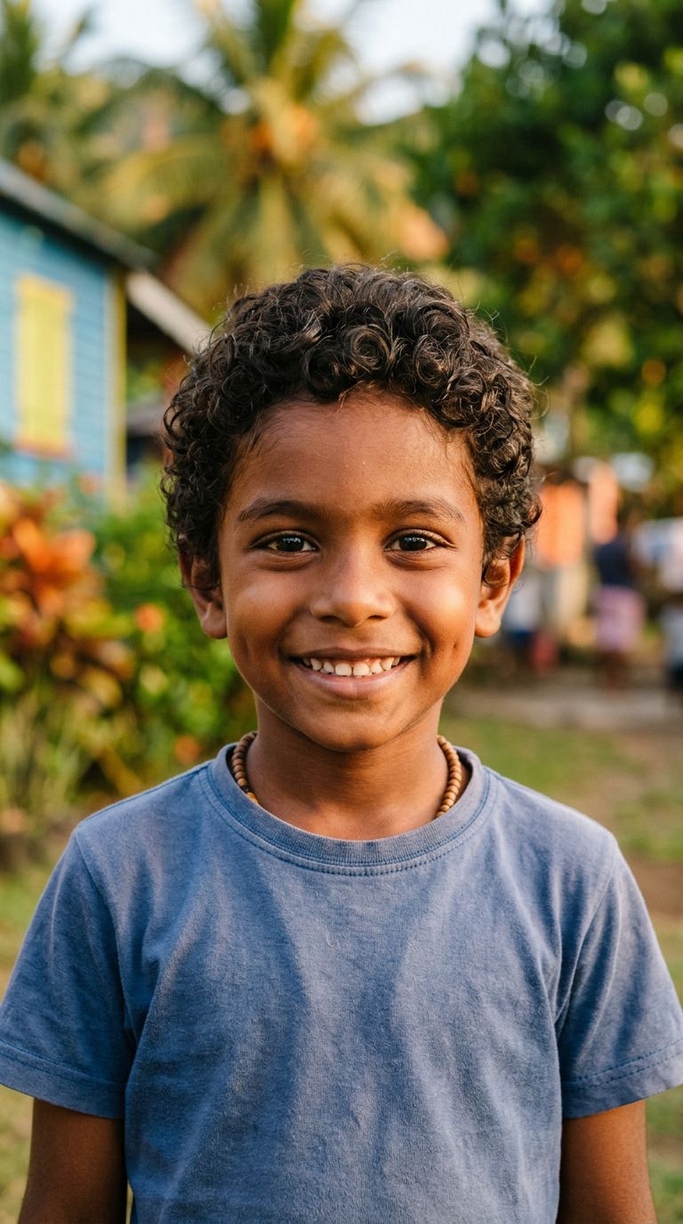 Child from Mauritius