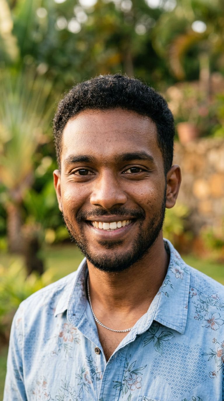 Young man from Mauritius