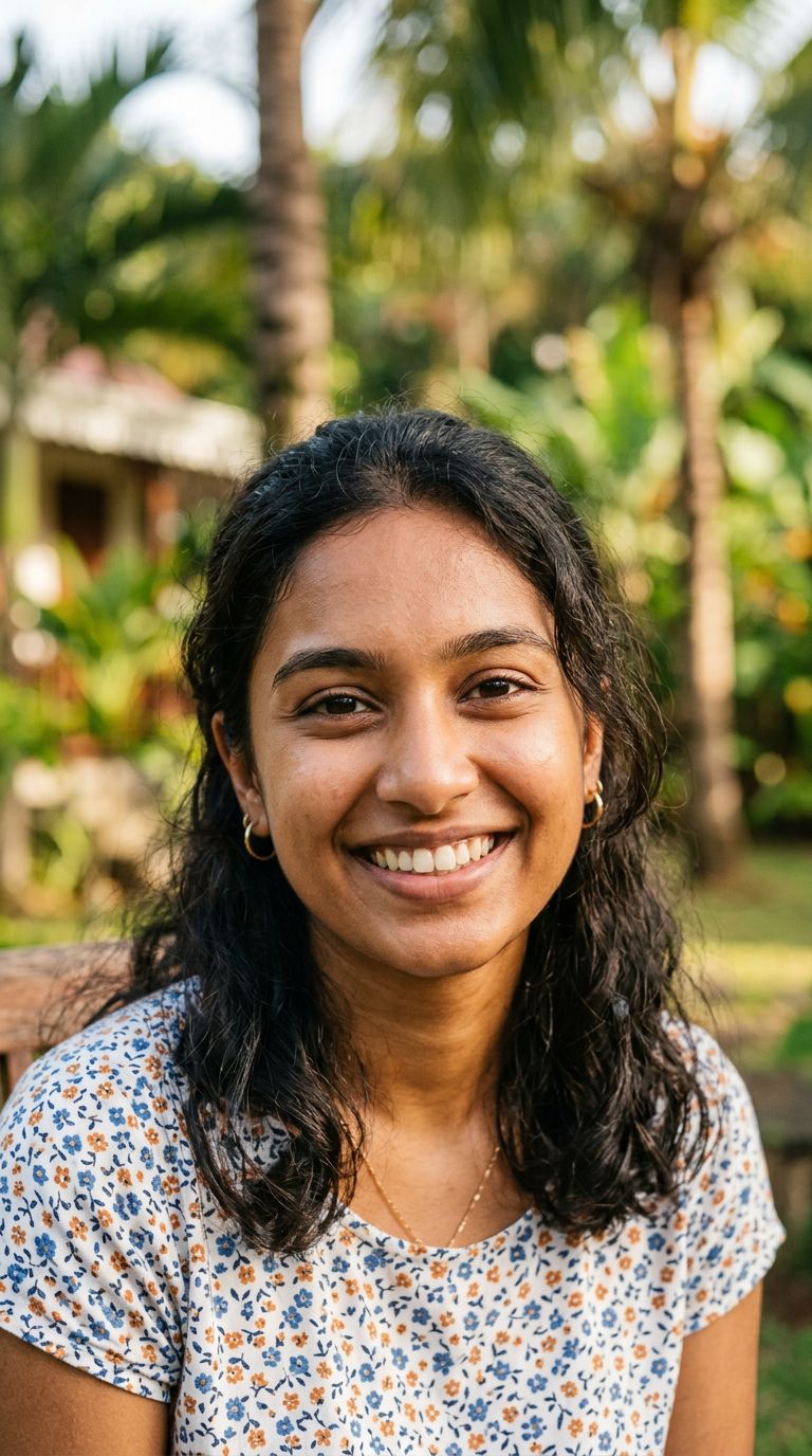 Young woman from Mauritius