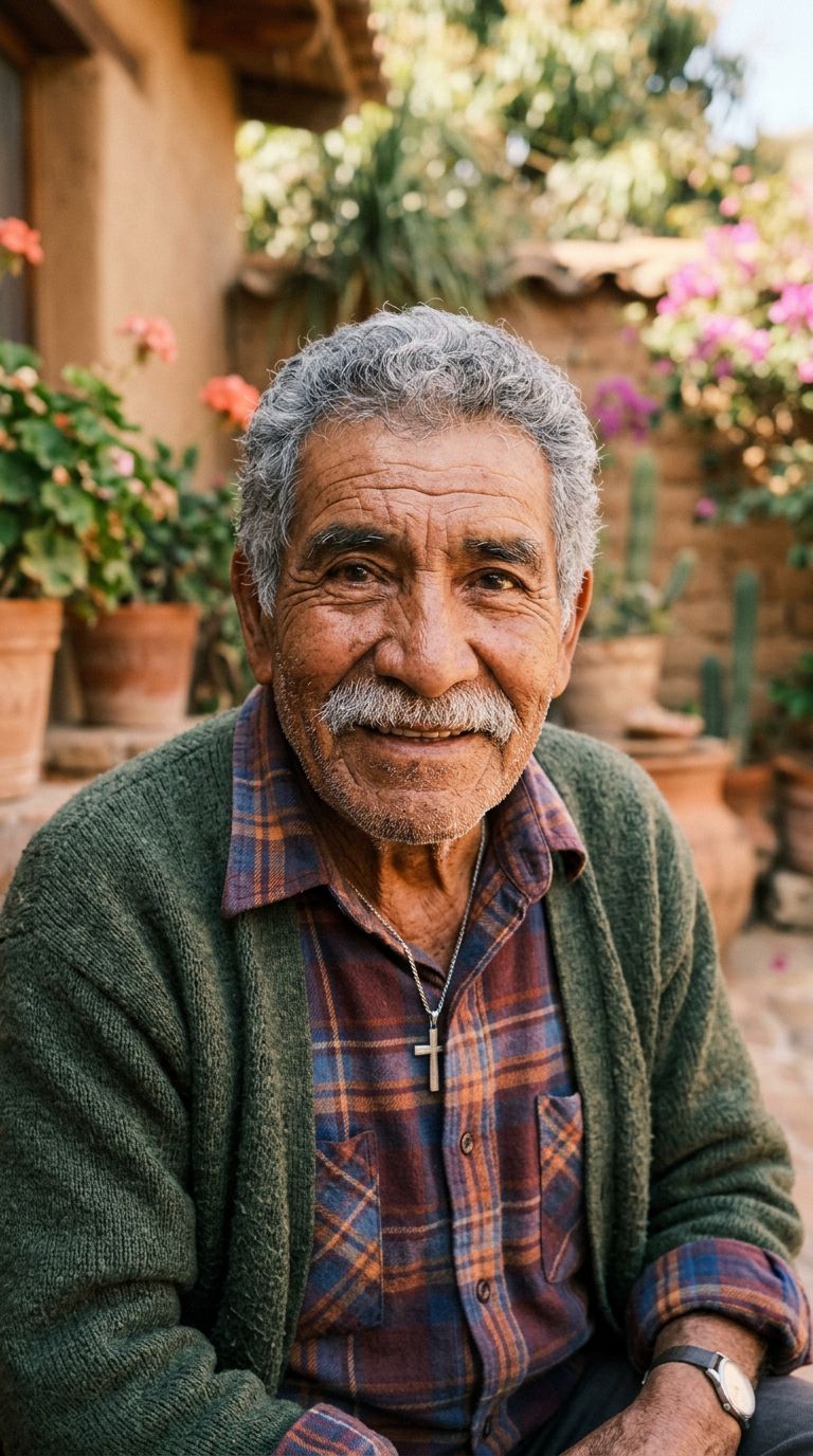 Elderly man from Mexico