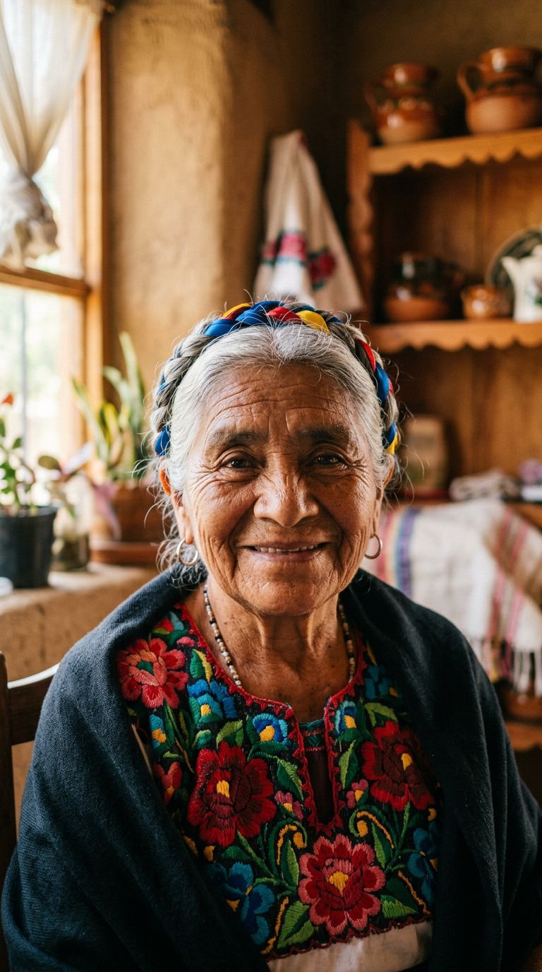 Elderly woman from Mexico