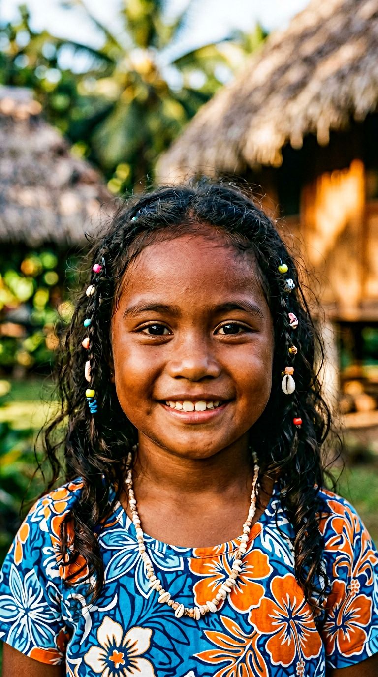Child from Micronesia