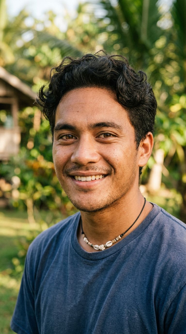 Young man from Micronesia