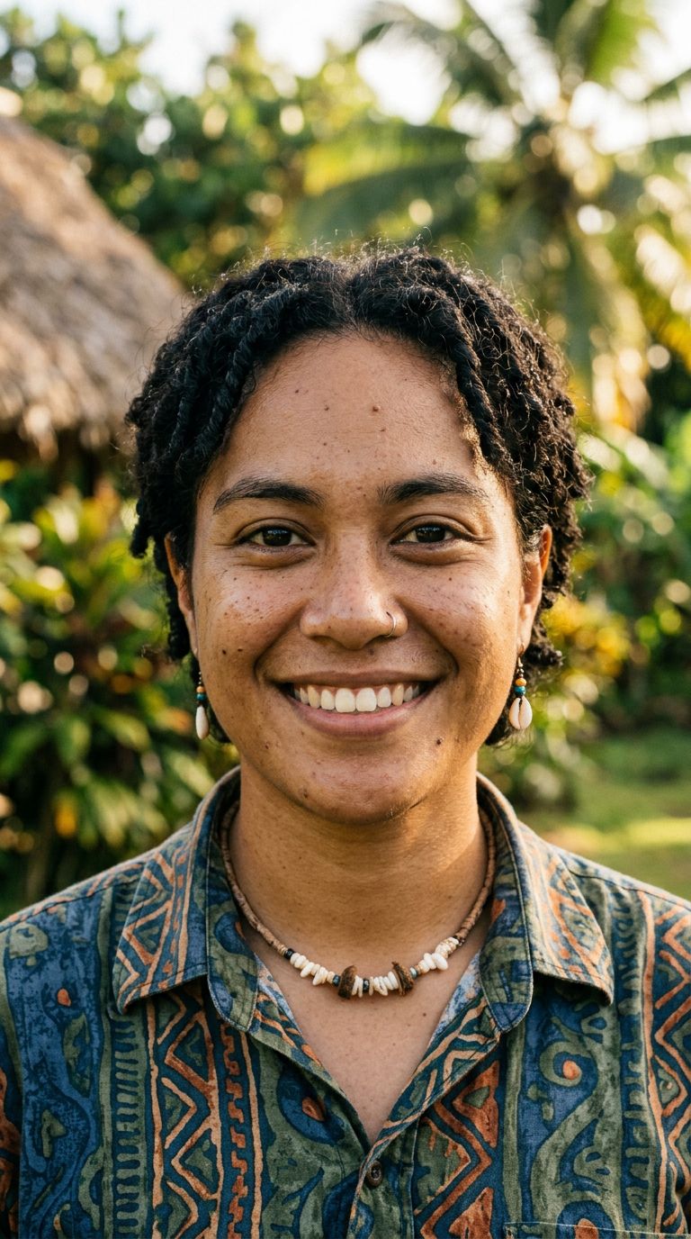 Nonbinary person from Micronesia