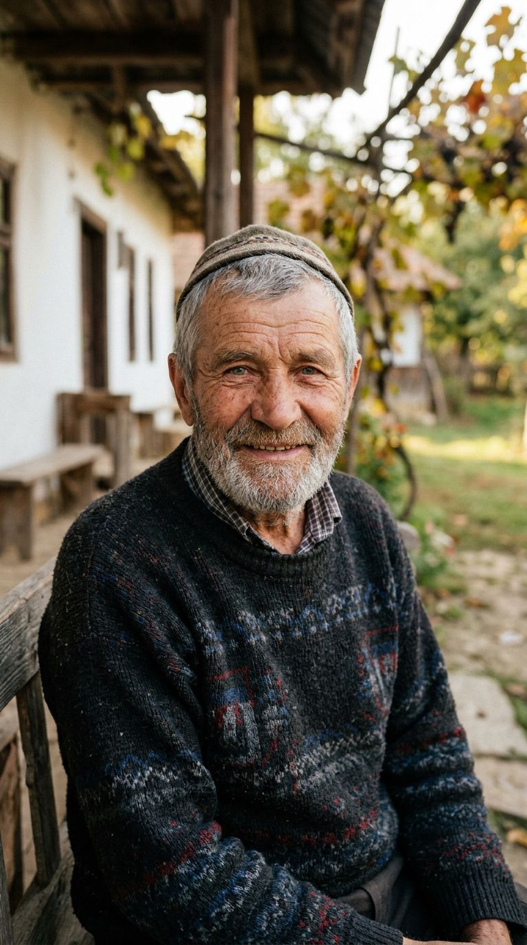 Elderly man from Moldova