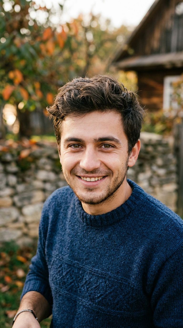 Young man from Moldova