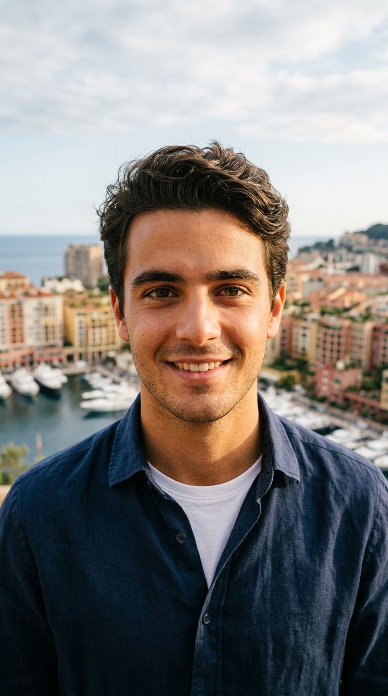Young man from Monaco