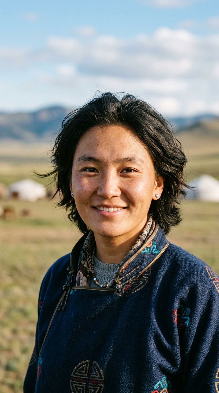 Nonbinary person from Mongolia