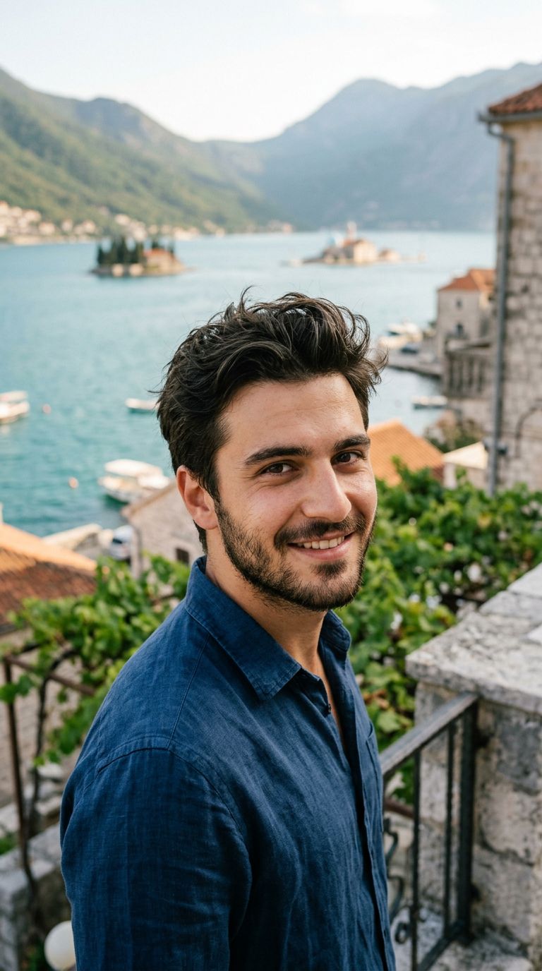 Young man from Montenegro