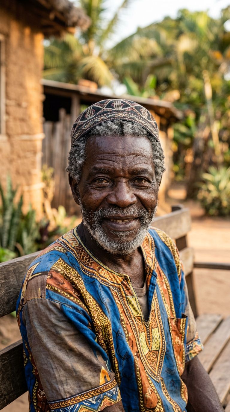 Elderly man from Mozambique