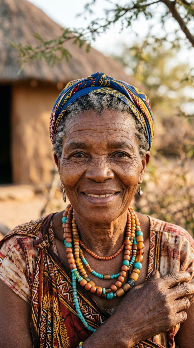 Elderly woman from Namibia