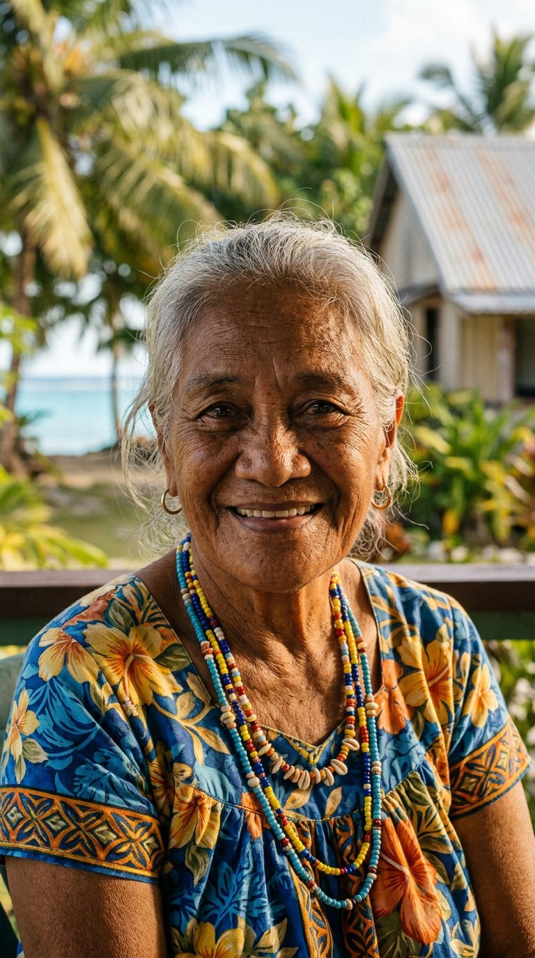 Elderly woman from Nauru