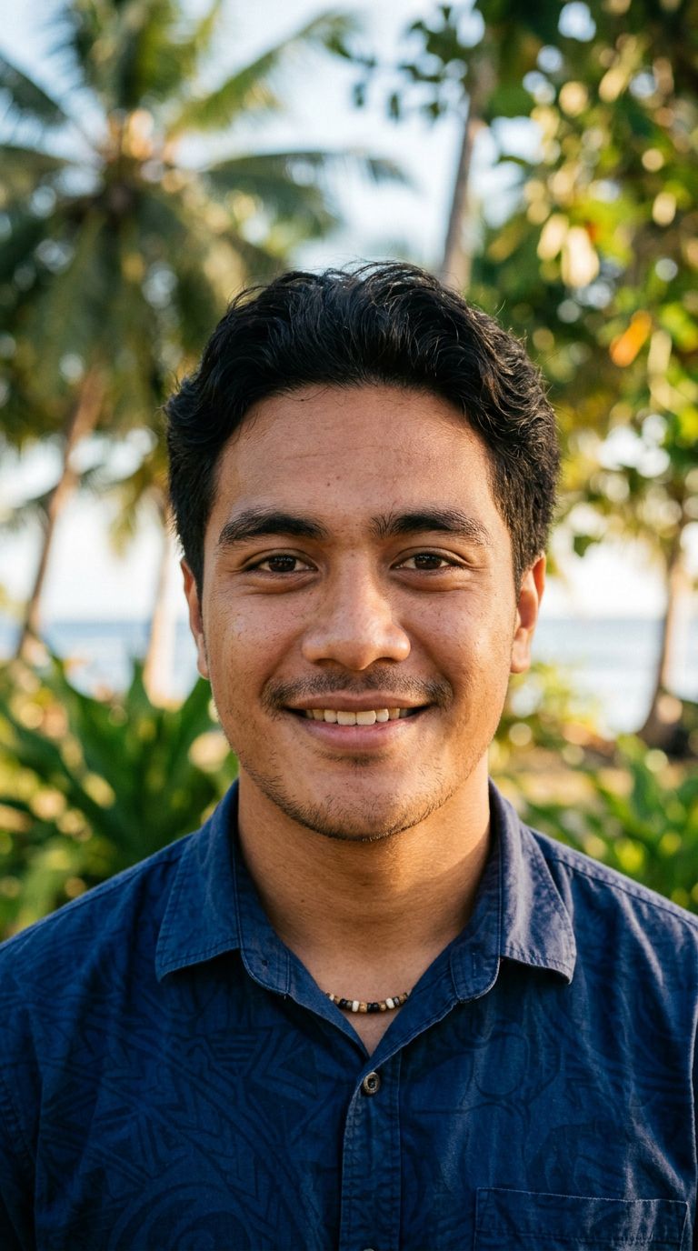 Young man from Nauru