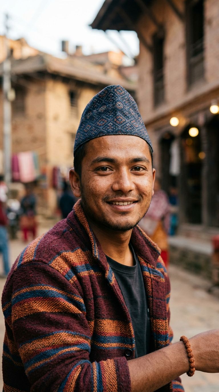 Young man from Nepal