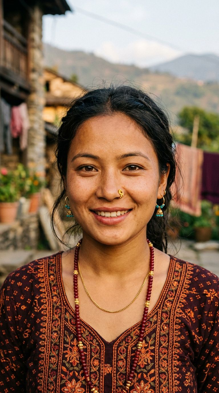 Young woman from Nepal