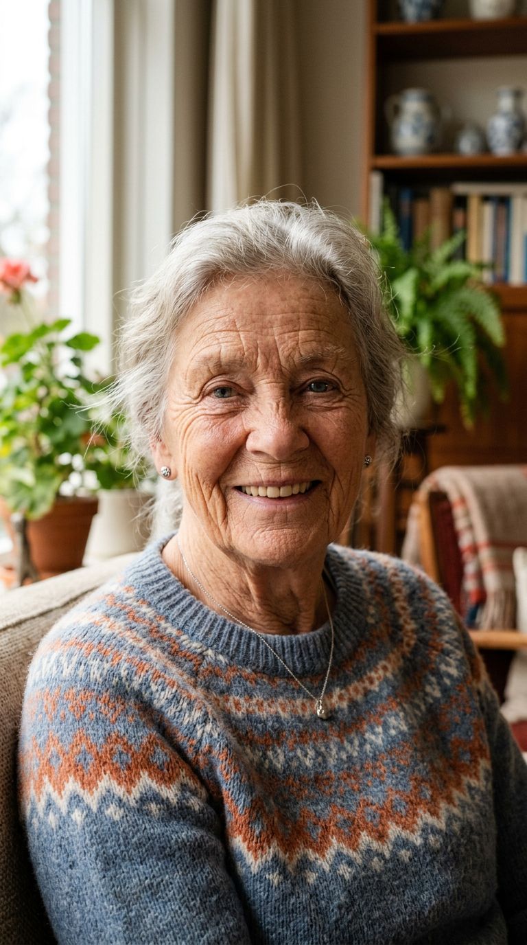 Elderly woman from Netherlands