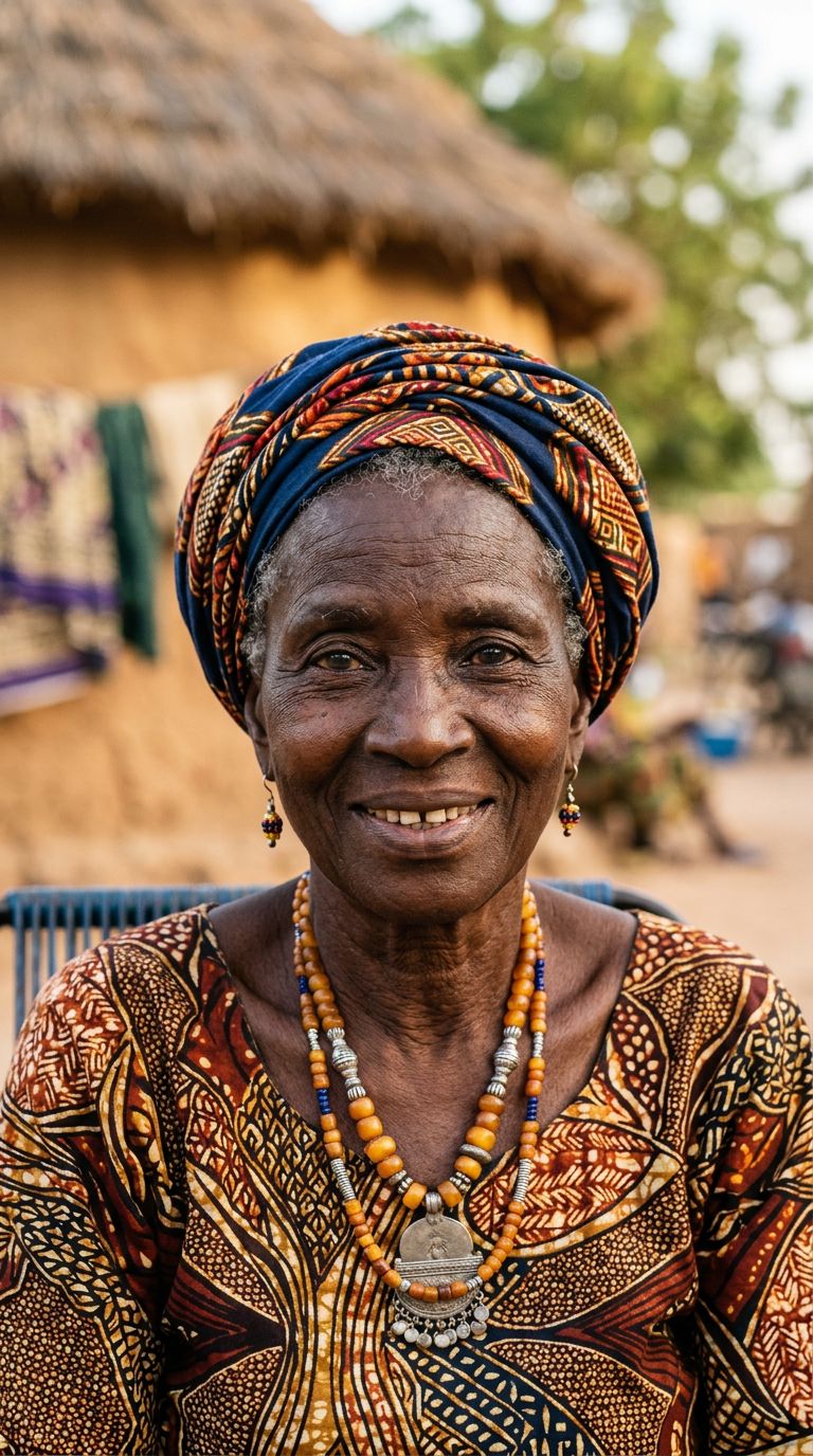 Elderly woman from Niger