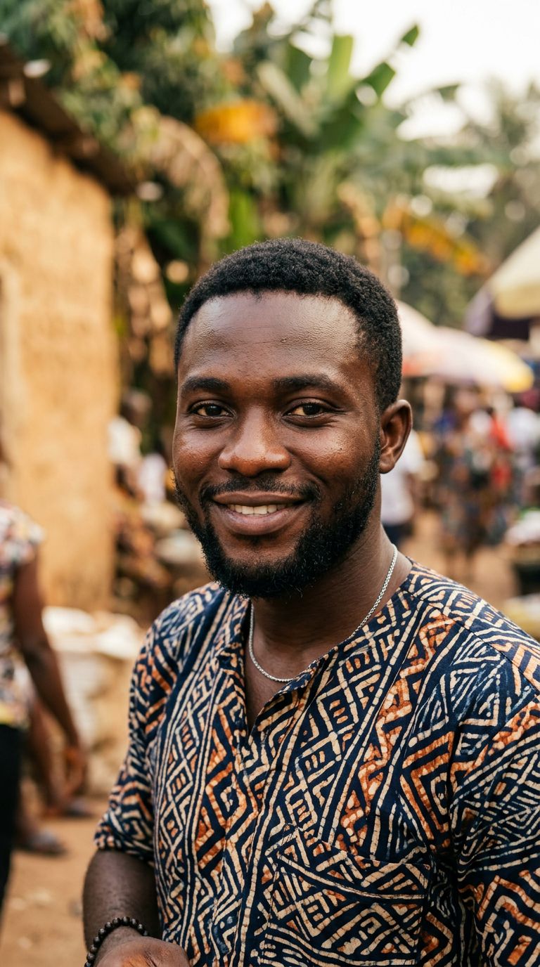 Young man from Nigeria