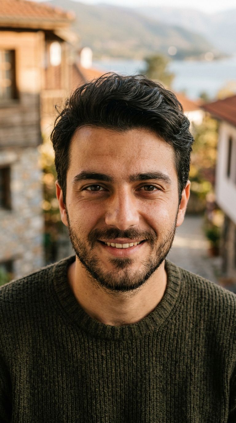 Young man from North Macedonia