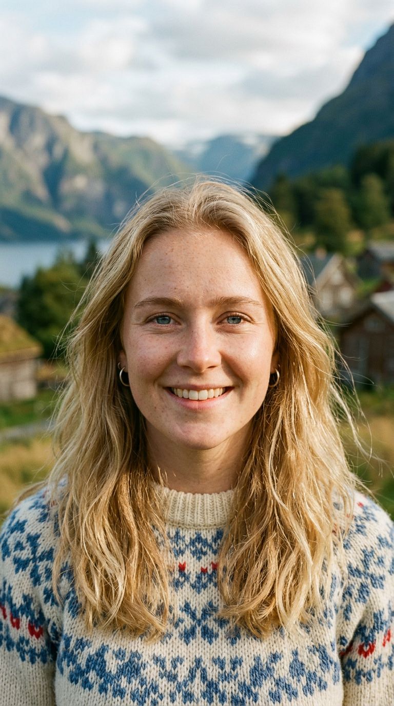 Young woman from Norway