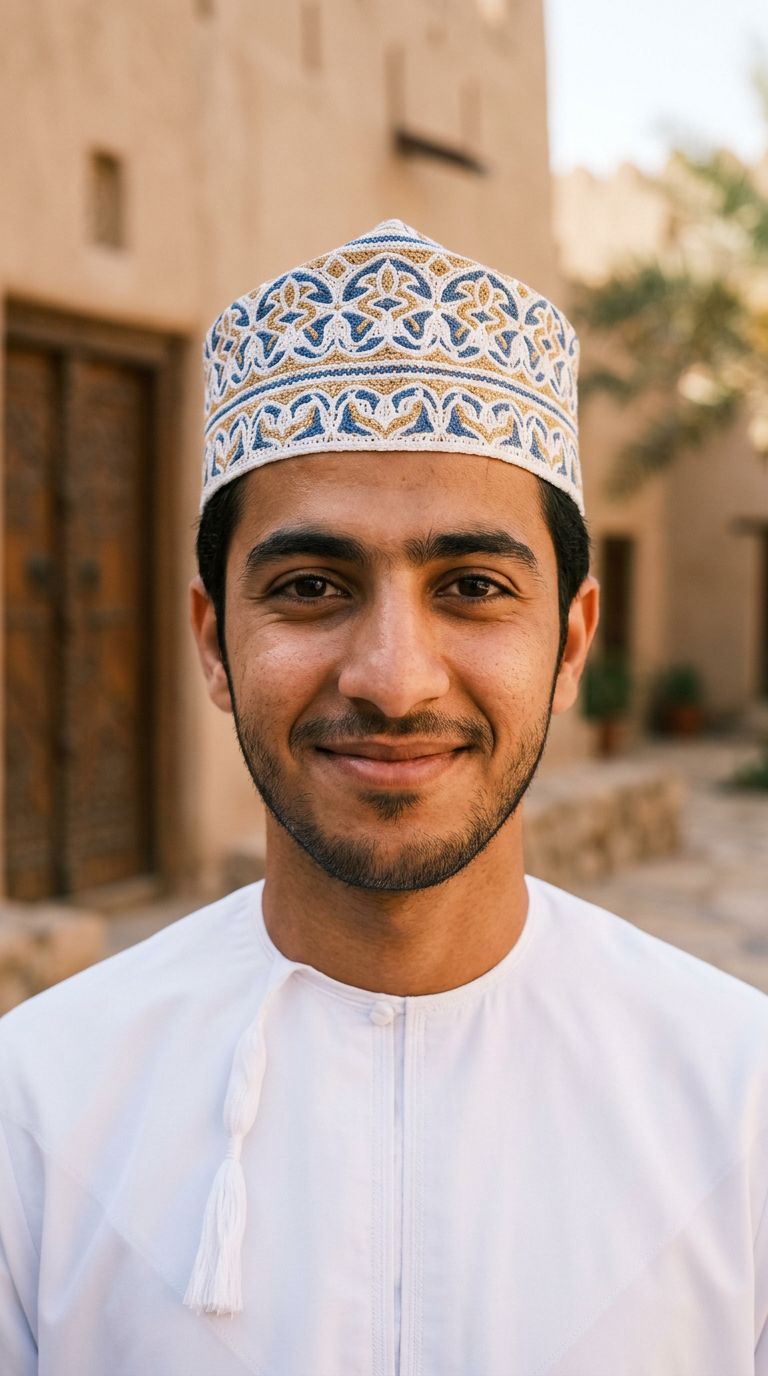 Young man from Oman