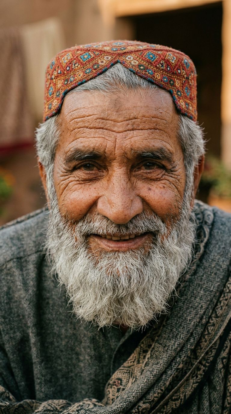 Elderly man from Pakistan