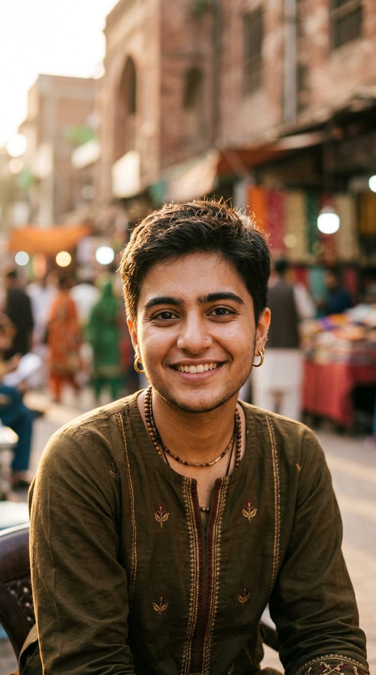 Nonbinary person from Pakistan