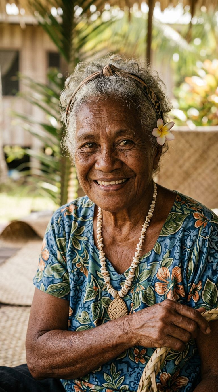 Elderly woman from Palau